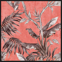 5511000_FB3_- titled 'Book of Palms II' by artist  Eva Watts - Wall Art Print on Textured Fine Art Canvas or Paper - Digital Giclee reproduction of art painting. Red Sky Art is India's Online Art Gallery for Home Decor - 551_EW329-A