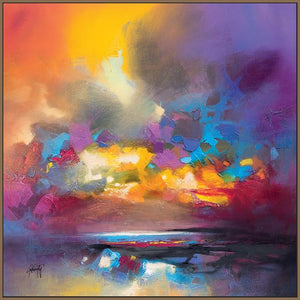 45174_FN1 - titled 'Warmth Emanates' by artist Scott Naismith - Wall Art Print on Textured Fine Art Canvas or Paper - Digital Giclee reproduction of art painting. Red Sky Art is India's Online Art Gallery for Home Decor - 55_WDC98336