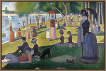 60109_FN2_- titled 'Sunday Afternoon on the Island of Grande Jatte 1864' by artist Georges Seurat - Wall Art Print on Textured Fine Art Canvas or Paper - Digital Giclee reproduction of art painting. Red Sky Art is India's Online Art Gallery for Home Decor - S1615