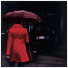 222407_FW3 'Lady in Red' by artist Xavier Visa - Wall Art Print on Textured Fine Art Canvas or Paper - Digital Giclee reproduction of art painting. Red Sky Art is India's Online Art Gallery for Home Decor - 111_VXP100