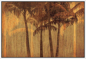 222239_FW4 'Sunset Palms III' by artist Amori - Wall Art Print on Textured Fine Art Canvas or Paper - Digital Giclee reproduction of art painting. Red Sky Art is India's Online Art Gallery for Home Decor - 111_APP119