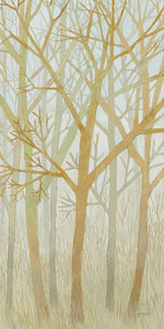 5531454_C1 'Spring Trees I' by artist Kathrine Lovell - Wall Art Print on Textured Fine Art Canvas or Paper - Digital Giclee reproduction of art painting. Red Sky Art is India's Online Art Gallery for Home Decor - 553_55529