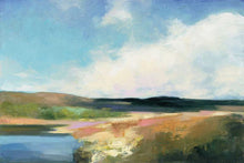 5531523_C1 'Dawn by the Water' by artist Julia Purinton - Wall Art Print on Textured Fine Art Canvas or Paper - Digital Giclee reproduction of art painting. Red Sky Art is India's Online Art Gallery for Home Decor - 553_57175