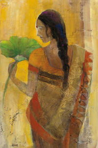 5531475_C1 'Women of the World II' by artist Albena Hristova - Wall Art Print on Textured Fine Art Canvas or Paper - Digital Giclee reproduction of art painting. Red Sky Art is India's Online Art Gallery for Home Decor - 553_71615