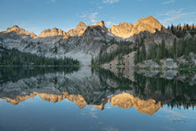 5531303_C1 'Alice Lake Sawtooh Mountains Idaho' by artist Alan Majchrowicz - Wall Art Print on Textured Fine Art Canvas or Paper - Digital Giclee reproduction of art painting. Red Sky Art is India's Online Art Gallery for Home Decor - 553_81520