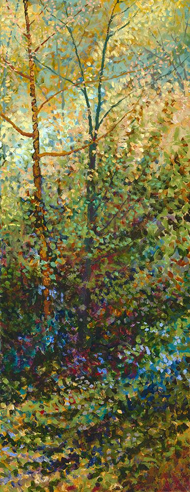 8170116_C1 'Spring Glade I' by artist Stephen Henning - Wall Art Print on Textured Fine Art Canvas or Paper - Digital Giclee reproduction of art painting. Red Sky Art is India's Online Art Gallery for Home Decor - 817_76105