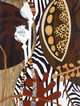 8170146_C1 'Safari 1' by artist Mary Calkins - Wall Art Print on Textured Fine Art Canvas or Paper - Digital Giclee reproduction of art painting. Red Sky Art is India's Online Art Gallery for Home Decor - 817_80281