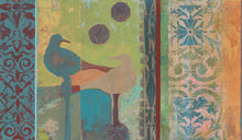 8170246_C1 'Under the Double Moon' by artist Ciela Bloom - Wall Art Print on Textured Fine Art Canvas or Paper - Digital Giclee reproduction of art painting. Red Sky Art is India's Online Art Gallery for Home Decor - 817_87270