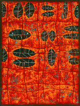 8170156_C1 'Patterns Cinnabar' by artist Debbie Angell - Wall Art Print on Textured Fine Art Canvas or Paper - Digital Giclee reproduction of art painting. Red Sky Art is India's Online Art Gallery for Home Decor - 817_87335