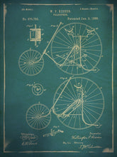 8170162_C1 'Bicycle Patent 3 Blue' by artist GI ArtLab - Wall Art Print on Textured Fine Art Canvas or Paper - Digital Giclee reproduction of art painting. Red Sky Art is India's Online Art Gallery for Home Decor - 817_88567