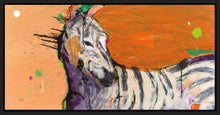 5531497_FB1 'Zebra' by artist Kellie Day - Wall Art Print on Textured Fine Art Canvas or Paper - Digital Giclee reproduction of art painting. Red Sky Art is India's Online Art Gallery for Home Decor - 553_17363