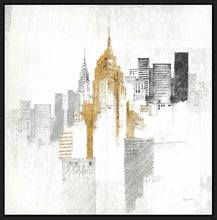 5531393_FB1 'Empire State Building No Words' by artist Avery Tillmon - Wall Art Print on Textured Fine Art Canvas or Paper - Digital Giclee reproduction of art painting. Red Sky Art is India's Online Art Gallery for Home Decor - 553_49633