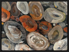 5531539_FB1 'Autumn Rocks' by artist Albena Hristova - Wall Art Print on Textured Fine Art Canvas or Paper - Digital Giclee reproduction of art painting. Red Sky Art is India's Online Art Gallery for Home Decor - 553_56280