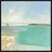 5531419_FB1 'Summer Coastline' by artist Julia Purinton - Wall Art Print on Textured Fine Art Canvas or Paper - Digital Giclee reproduction of art painting. Red Sky Art is India's Online Art Gallery for Home Decor - 553_56320