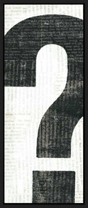 5531477_FB1 'Punctuated Black II' by artist Michael Mullan - Wall Art Print on Textured Fine Art Canvas or Paper - Digital Giclee reproduction of art painting. Red Sky Art is India's Online Art Gallery for Home Decor - 553_8696