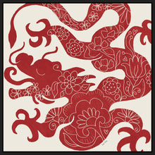 5531127_FB1 'Year of the Dragon' by artist Leah York - Wall Art Print on Textured Fine Art Canvas or Paper - Digital Giclee reproduction of art painting. Red Sky Art is India's Online Art Gallery for Home Decor - 553_91068