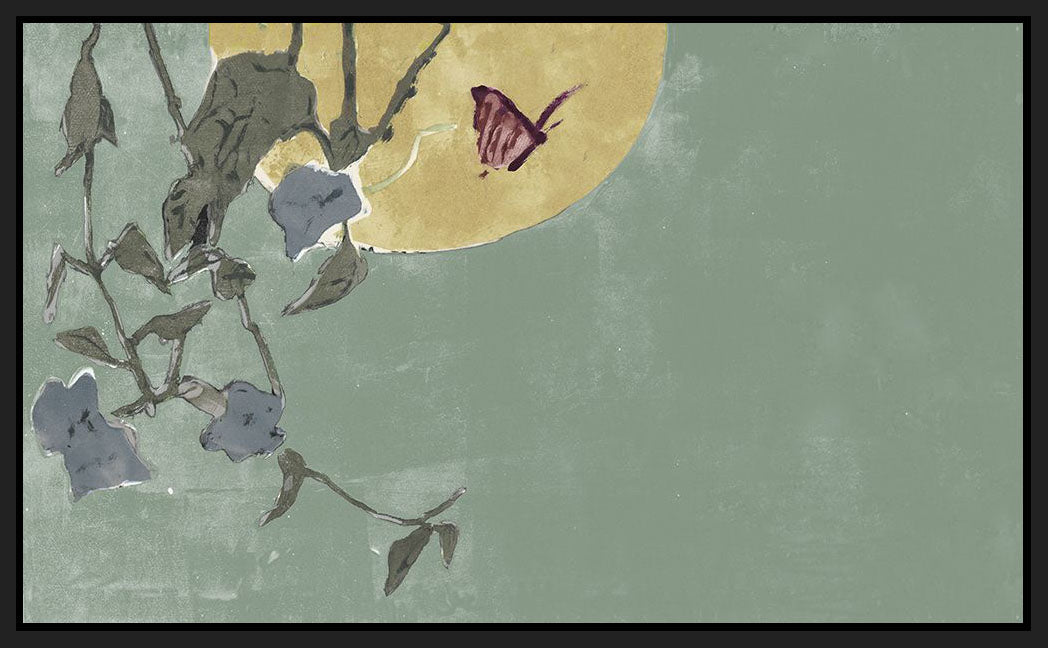 8170240_FB1 'Nocturnal Butterfly' by artist Thomas Tribby - Wall Art Print on Textured Fine Art Canvas or Paper - Digital Giclee reproduction of art painting. Red Sky Art is India's Online Art Gallery for Home Decor - 817_77833