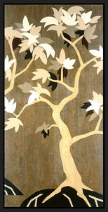 8170110_FB1 'Leaves of Fortune 2' by artist Mary Calkins - Wall Art Print on Textured Fine Art Canvas or Paper - Digital Giclee reproduction of art painting. Red Sky Art is India's Online Art Gallery for Home Decor - 817_79685
