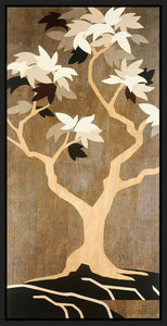 8170111_FB1 'Leaves of Fortune 1' by artist Mary Calkins - Wall Art Print on Textured Fine Art Canvas or Paper - Digital Giclee reproduction of art painting. Red Sky Art is India's Online Art Gallery for Home Decor - 817_79686