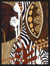 8170146_FB1 'Safari 1' by artist Mary Calkins - Wall Art Print on Textured Fine Art Canvas or Paper - Digital Giclee reproduction of art painting. Red Sky Art is India's Online Art Gallery for Home Decor - 817_80281