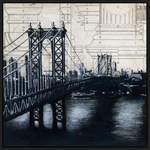 8170061_FB1 'Bridges of Old 2' by artist David Dauncey - Wall Art Print on Textured Fine Art Canvas or Paper - Digital Giclee reproduction of art painting. Red Sky Art is India's Online Art Gallery for Home Decor - 817_81250