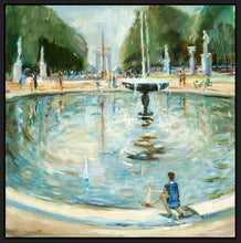 8170076_FB1 'Parisian Afternoon II' by artist Marysia Burr - Wall Art Print on Textured Fine Art Canvas or Paper - Digital Giclee reproduction of art painting. Red Sky Art is India's Online Art Gallery for Home Decor - 817_86290