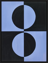 8170178_FB1 'Azul Moderne 3' by artist Ben Gordon - Wall Art Print on Textured Fine Art Canvas or Paper - Digital Giclee reproduction of art painting. Red Sky Art is India's Online Art Gallery for Home Decor - 817_99109