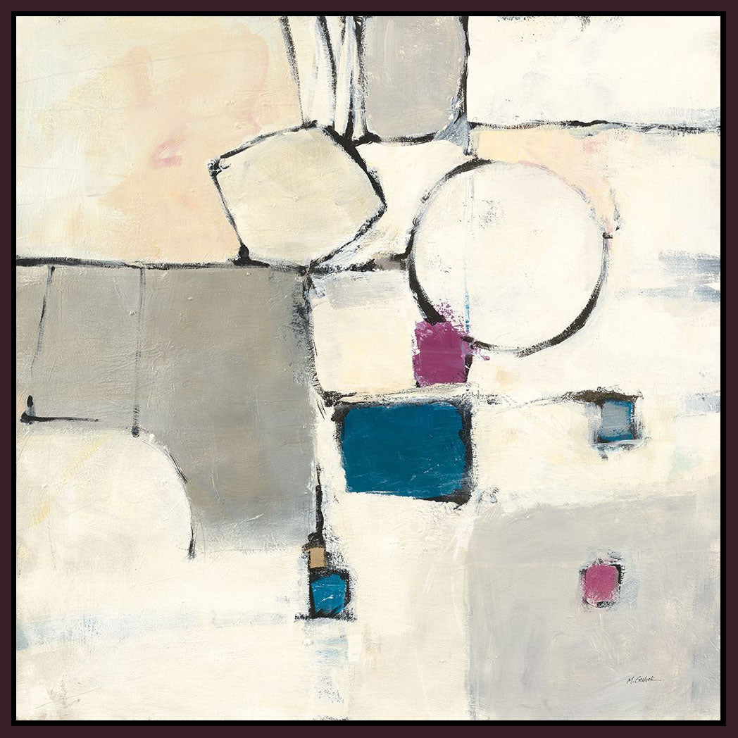 5531008_FD1 'White Out I Neutral' by artist Mike Schick - Wall Art Print on Textured Fine Art Canvas or Paper - Digital Giclee reproduction of art painting. Red Sky Art is India's Online Art Gallery for Home Decor - 553_19717