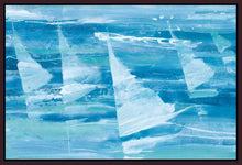5531518_FD1 'Summer Sail III Blue' by artist Albena Hristova - Wall Art Print on Textured Fine Art Canvas or Paper - Digital Giclee reproduction of art painting. Red Sky Art is India's Online Art Gallery for Home Decor - 553_47386