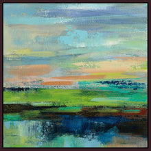 5531388_FD1 'Delmar Sunset II' by artist Silvia Vassileva - Wall Art Print on Textured Fine Art Canvas or Paper - Digital Giclee reproduction of art painting. Red Sky Art is India's Online Art Gallery for Home Decor - 553_48499