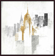 5531393_FD1 'Empire State Building No Words' by artist Avery Tillmon - Wall Art Print on Textured Fine Art Canvas or Paper - Digital Giclee reproduction of art painting. Red Sky Art is India's Online Art Gallery for Home Decor - 553_49633