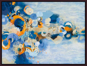 5531538_FD1 'Nantucket Summer' by artist Kathy Ferguson - Wall Art Print on Textured Fine Art Canvas or Paper - Digital Giclee reproduction of art painting. Red Sky Art is India's Online Art Gallery for Home Decor - 553_55557