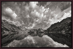 5531291_FD1 'Sawtooth Lake Reflection I' by artist Alan Majchrowicz - Wall Art Print on Textured Fine Art Canvas or Paper - Digital Giclee reproduction of art painting. Red Sky Art is India's Online Art Gallery for Home Decor - 553_64553