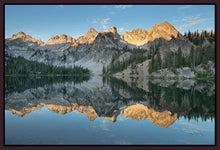 5531303_FD1 'Alice Lake Sawtooh Mountains Idaho' by artist Alan Majchrowicz - Wall Art Print on Textured Fine Art Canvas or Paper - Digital Giclee reproduction of art painting. Red Sky Art is India's Online Art Gallery for Home Decor - 553_81520