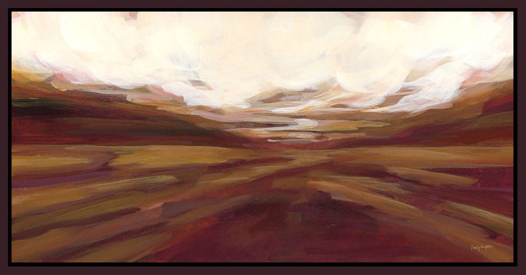 5531282_FD1 'Russet Ridge' by artist Haley Knighten - Wall Art Print on Textured Fine Art Canvas or Paper - Digital Giclee reproduction of art painting. Red Sky Art is India's Online Art Gallery for Home Decor - 553_90130