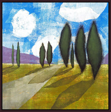 8170023_FD1 'Walkway I' by artist David Dauncey - Wall Art Print on Textured Fine Art Canvas or Paper - Digital Giclee reproduction of art painting. Red Sky Art is India's Online Art Gallery for Home Decor - 817_73071