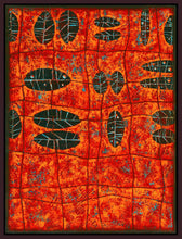 8170156_FD1 'Patterns Cinnabar' by artist Debbie Angell - Wall Art Print on Textured Fine Art Canvas or Paper - Digital Giclee reproduction of art painting. Red Sky Art is India's Online Art Gallery for Home Decor - 817_87335