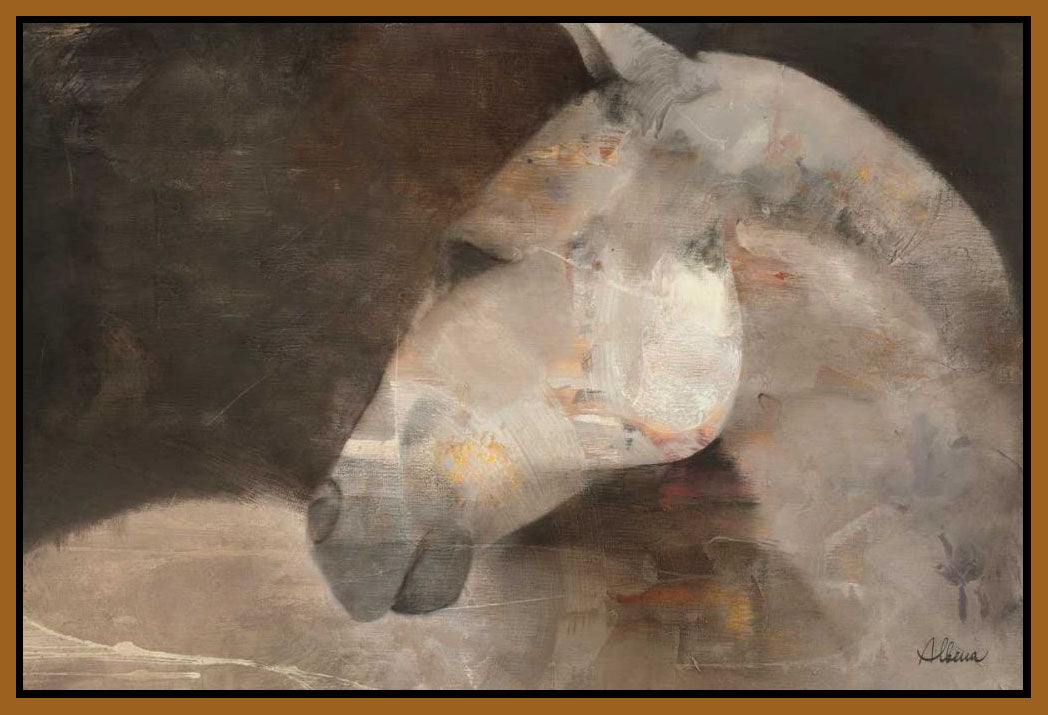 5531508_FN1 'Looking Back' by artist Albena Hristova - Wall Art Print on Textured Fine Art Canvas or Paper - Digital Giclee reproduction of art painting. Red Sky Art is India's Online Art Gallery for Home Decor - 553_16897