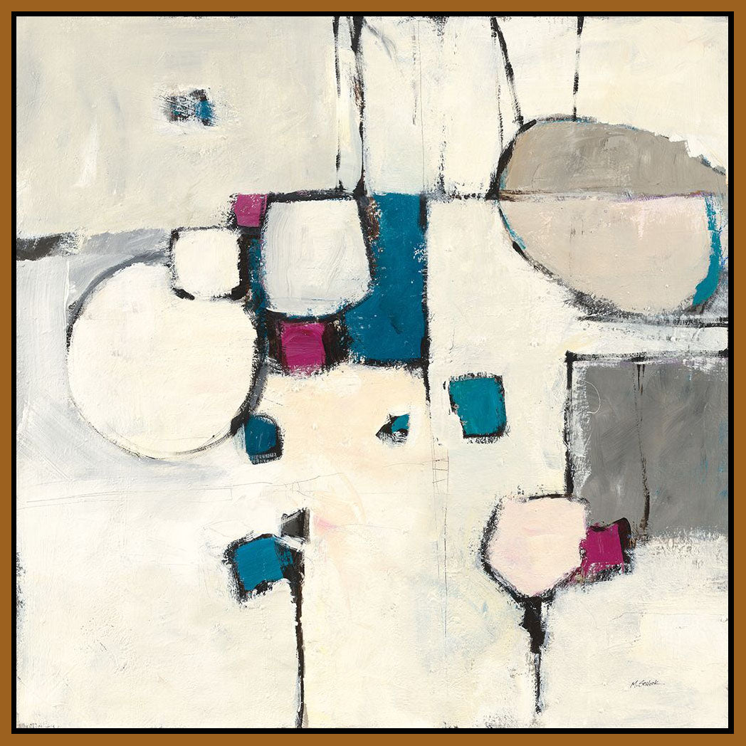 5531009_FN1 'White Out II Neutral' by artist Mike Schick - Wall Art Print on Textured Fine Art Canvas or Paper - Digital Giclee reproduction of art painting. Red Sky Art is India's Online Art Gallery for Home Decor - 553_19718