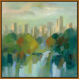 5531364_FN1 'Manhattan Sketches IV' by artist Silvia Vassileva - Wall Art Print on Textured Fine Art Canvas or Paper - Digital Giclee reproduction of art painting. Red Sky Art is India's Online Art Gallery for Home Decor - 553_35825