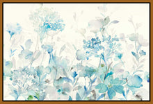 5531512_FN1 'Translucent Garden Blue Crop' by artist Danhui Nai - Wall Art Print on Textured Fine Art Canvas or Paper - Digital Giclee reproduction of art painting. Red Sky Art is India's Online Art Gallery for Home Decor - 553_37425