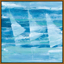 5531384_FN1 'Summer Sail I Blue' by artist Albena Hristova - Wall Art Print on Textured Fine Art Canvas or Paper - Digital Giclee reproduction of art painting. Red Sky Art is India's Online Art Gallery for Home Decor - 553_47384