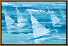 5531518_FN1 'Summer Sail III Blue' by artist Albena Hristova - Wall Art Print on Textured Fine Art Canvas or Paper - Digital Giclee reproduction of art painting. Red Sky Art is India's Online Art Gallery for Home Decor - 553_47386