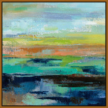 5531389_FN1 'Delmar Sunset III' by artist Silvia Vassileva - Wall Art Print on Textured Fine Art Canvas or Paper - Digital Giclee reproduction of art painting. Red Sky Art is India's Online Art Gallery for Home Decor - 553_48517