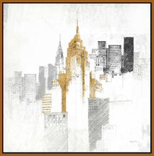 5531393_FN1 'Empire State Building No Words' by artist Avery Tillmon - Wall Art Print on Textured Fine Art Canvas or Paper - Digital Giclee reproduction of art painting. Red Sky Art is India's Online Art Gallery for Home Decor - 553_49633