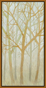 5531454_FN1 'Spring Trees I' by artist Kathrine Lovell - Wall Art Print on Textured Fine Art Canvas or Paper - Digital Giclee reproduction of art painting. Red Sky Art is India's Online Art Gallery for Home Decor - 553_55529