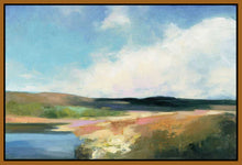 5531523_FN1 'Dawn by the Water' by artist Julia Purinton - Wall Art Print on Textured Fine Art Canvas or Paper - Digital Giclee reproduction of art painting. Red Sky Art is India's Online Art Gallery for Home Decor - 553_57175