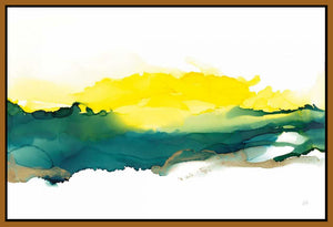 5531529_FN1 'Sunrise' by artist Chris Paschke - Wall Art Print on Textured Fine Art Canvas or Paper - Digital Giclee reproduction of art painting. Red Sky Art is India's Online Art Gallery for Home Decor - 553_65430