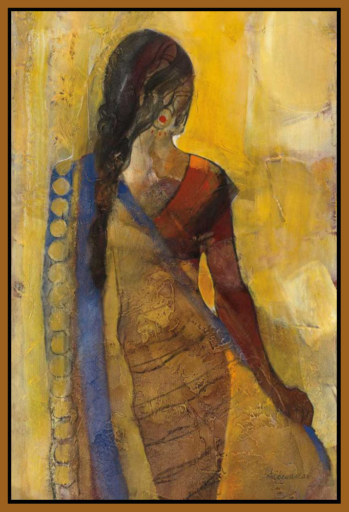 5531474_FN1 'Women of the World I' by artist Albena Hristova - Wall Art Print on Textured Fine Art Canvas or Paper - Digital Giclee reproduction of art painting. Red Sky Art is India's Online Art Gallery for Home Decor - 553_71614