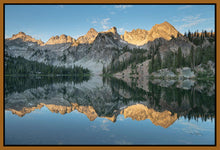 5531303_FN1 'Alice Lake Sawtooh Mountains Idaho' by artist Alan Majchrowicz - Wall Art Print on Textured Fine Art Canvas or Paper - Digital Giclee reproduction of art painting. Red Sky Art is India's Online Art Gallery for Home Decor - 553_81520